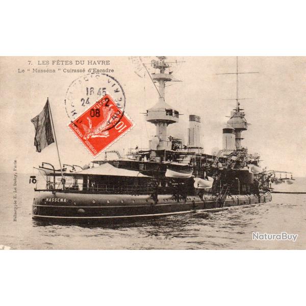 Carte postale "Mass�na" Cuirass� d'Escadre -N�6080