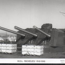 CPA - Marine de Guerre - B.D.L. RICHELIEU 19-2-1948 -N&deg;6081