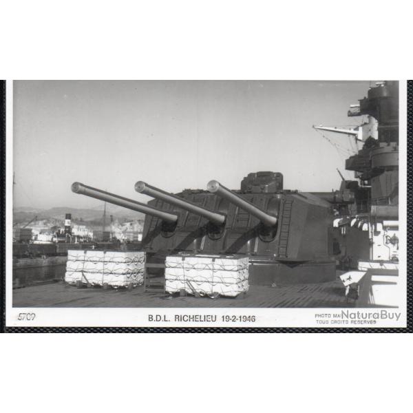 CPA - Marine de Guerre - B.D.L. RICHELIEU 19-2-1948 -N�6081