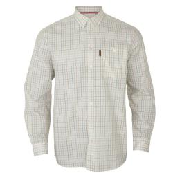Soldes 2026 - Harkila Chemise Allerston L/S Shirt : Blood Stone Red/White