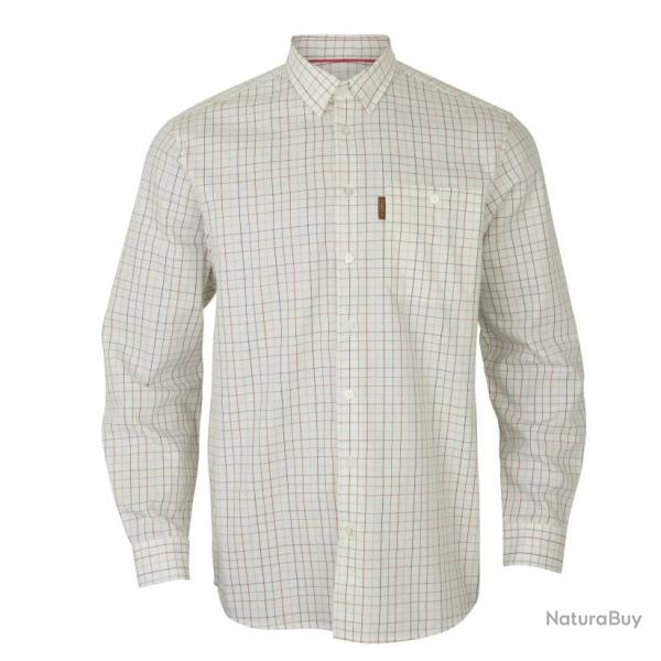 Soldes 2026 - Harkila Chemise Allerston L/S Shirt : Blood Stone Red/White