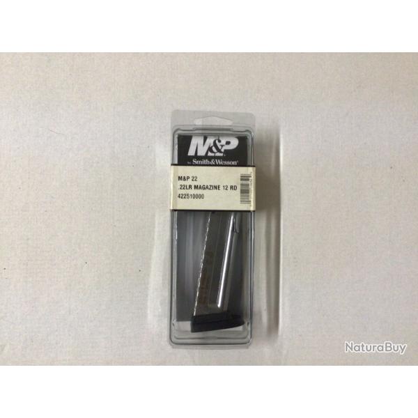 Chargeur M&P 22 12 coups 22 LR pour pistolet S&w M&p22