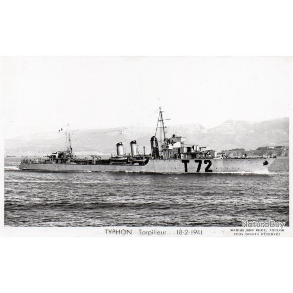 CPA - Marine de Guerre -  TYPHON Torpilleur 18-2-1940 -N�6084