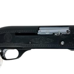 Fusil semi-auto HUGLU 601G cal 12/89 canon 76cm, mise &agrave; prix 1�, occasion REF 6