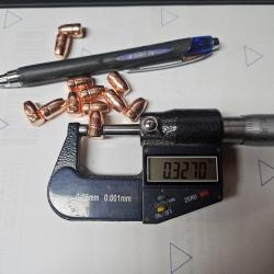 500 BallesMPFpro 8 MM 92 RN FP 113 Gr TMJE &Oslash; 327"