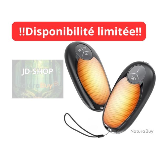 Chauffe Mains R�chargeable 2 en 1 Magn�tique 6000 mAh Chaufferette �lectrique Main de Poche 3 Niveau