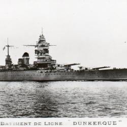 CPA - Marine de Guerre - BATIMENT DE LIGNE " DUNKERQUE "  -N&deg;6086