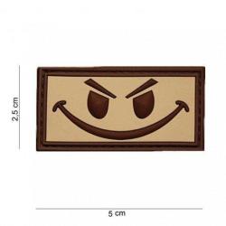 Patch 3D PVC Evil Smiley (101 Inc) D&eacute;sert