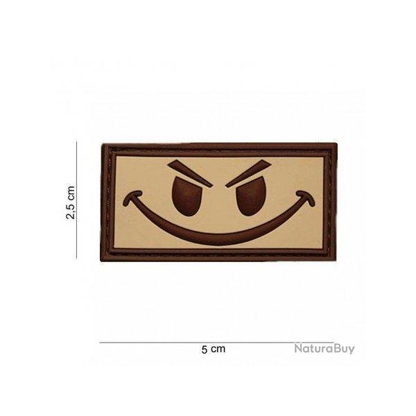 Patch 3D PVC Evil Smiley (101 Inc) D�sert