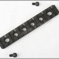 Rail 100mm Metal Noir (Emerson)