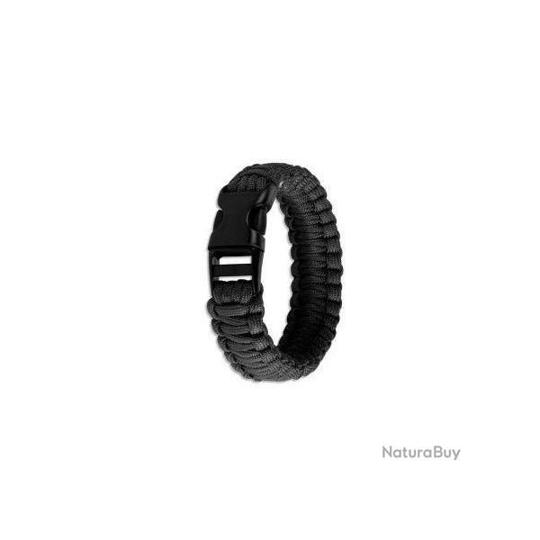 Bracelet Paracorde Cobra Fibex Noir