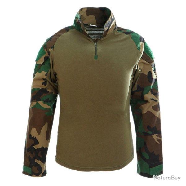 Combat Shirt Tactique Gen2 (Dragon Pro) L Woodland