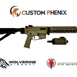 M45 Class-X HPA Wolverine Co2 Stock Custom ( Desert )