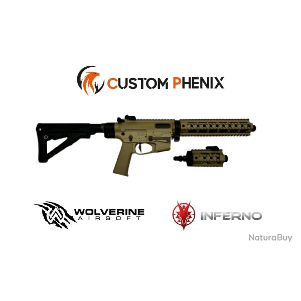 M45 Class-X HPA Wolverine Co2 Stock Custom ( Desert )