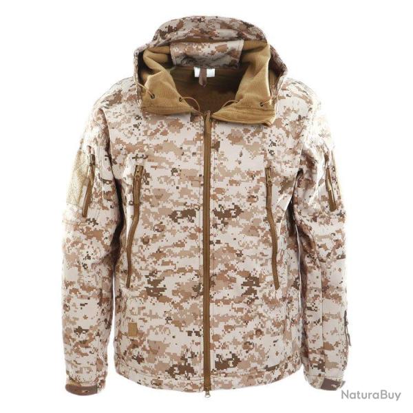 Veste Softshell (DragonPro) M Digital Desert