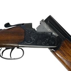 Fusil superpos&eacute; LAMBER cal12/70 canon 71cm mise &agrave; prix 1�, occasion REF 8