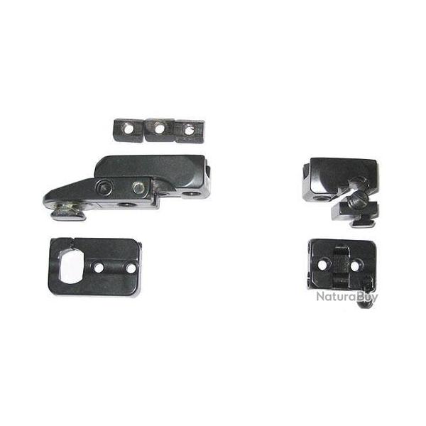Montage pivotant Type EAW pour rail SR, Swarovski -Kahles pour carabine Browning Bar (tous mod�les)
