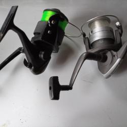 Deux moulinet de p&ecirc;che Mer ou carnassier daiwa AC5000 et caperlan sea 50
