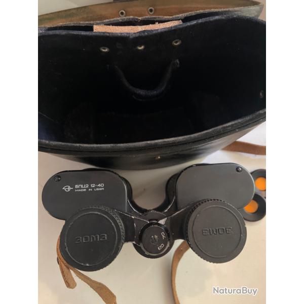 Jumelles militaire made in urss 12-40.