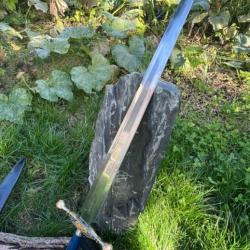 EPEE TRANCHANTE FRANCOIS II 95cm LLF ench&egrave;re