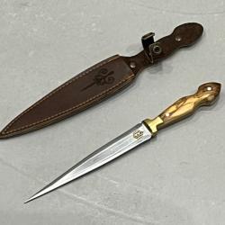 Dague 29cm forg&eacute;e LLF s&eacute;rie CHASSE olivier ench&egrave;re