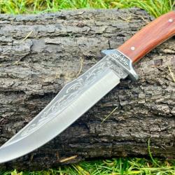 Couteau russe lame orn&eacute; 30cm ench&egrave;re