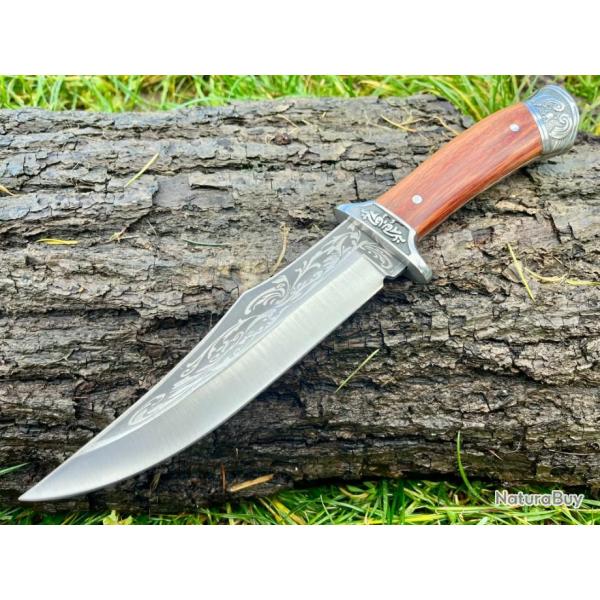Couteau russe lame orn� 30cm ench�re