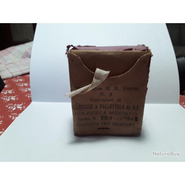 Boite de munition CARCANO neutralis�e Calibre : 6.5x52