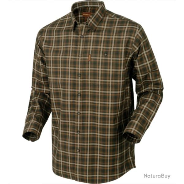 Soldes 2026 - Harkila Chemise Milford Shirt : Willow Green Check