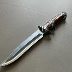 Couteau de chasse double grip 33.cm ench&egrave;re