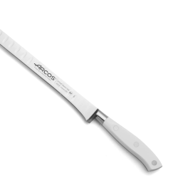 Arcos Couteau &agrave; Jambon Riviera Blanc 25 cm - Lame Forg&eacute;e NITRUM