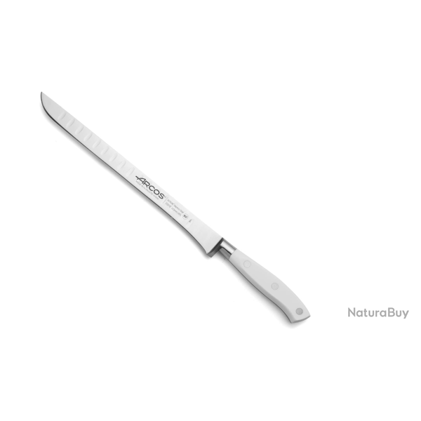 Arcos Couteau � Jambon Riviera Blanc 25 cm - Lame Forg�e NITRUM