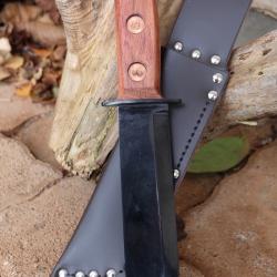 Bushcraft Couteau de Survie Sheffield MOD Pattern Survival Lame Acier Carbone Phosphate England
