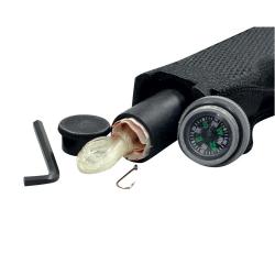 Machette avec kit de survie lame acier inox &eacute;p 5mm 44cm