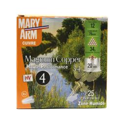 Bo&icirc;te de 25 cartouches Magnum Copper 34HP 12/76 34g 6