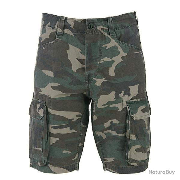 Cargo shorts stonewashed XL Camo
