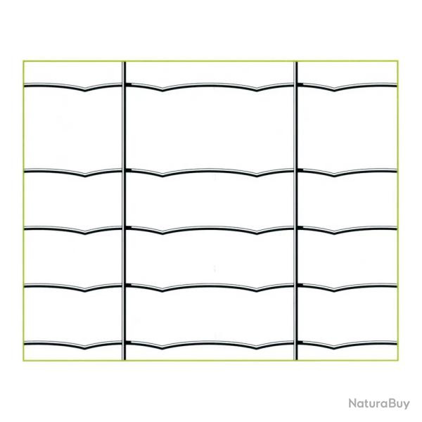 Grillage rigide soud� galvanis�, rempart lourd