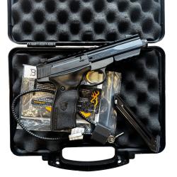 OCCASION - Browning Buck Mark Black Label Calibre 22LR Canon Filet&eacute; 1/2-20 TPI