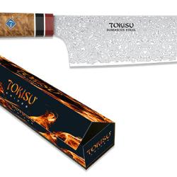 Couteau cuisine santoku damas lame de 19.50 cm &laquo; TOKISU &raquo;
