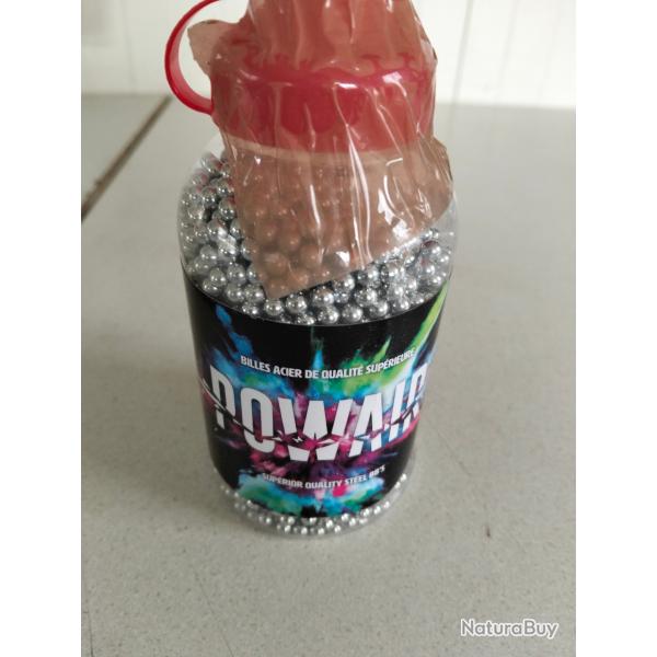 Billes aciers POWAIR 4.5mm par 3000