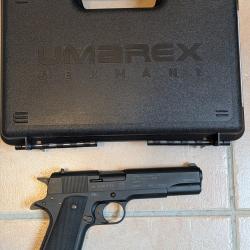 Pistolet d'alarme Colt Government 1911 Noir Umarex - 9 mm PAK
