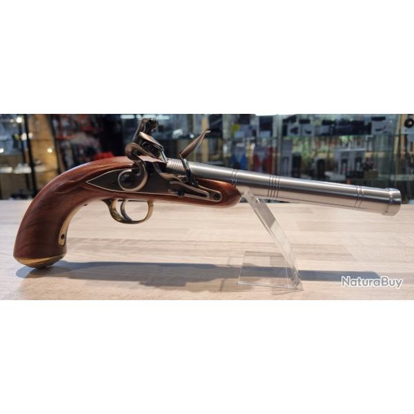 DESTOCKAGE Pistolet � silex Queen Ann fabrication Pedersoli Cal.50