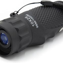 Monoculaire 10x25 - Compact, L&eacute;ger et Puissant pour l'Observation & l'Aventure