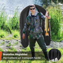 Bateau de P&ecirc;che Gonflable COSTWAY - Float Tube Complet 150 kg avec Palmes & Pagaies