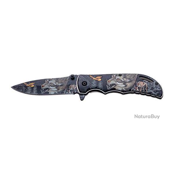 Couteau pliant JKR Loup 0617