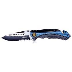 Couteau pliant JKR Tactical Bleu