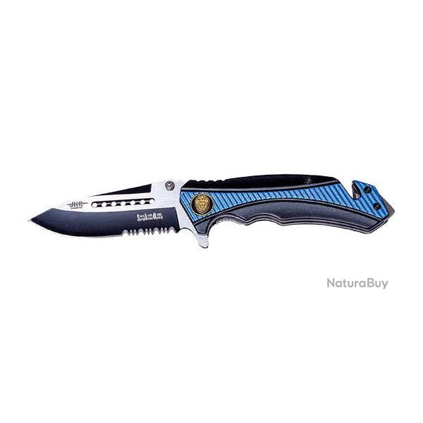 Couteau pliant JKR Tactical Bleu