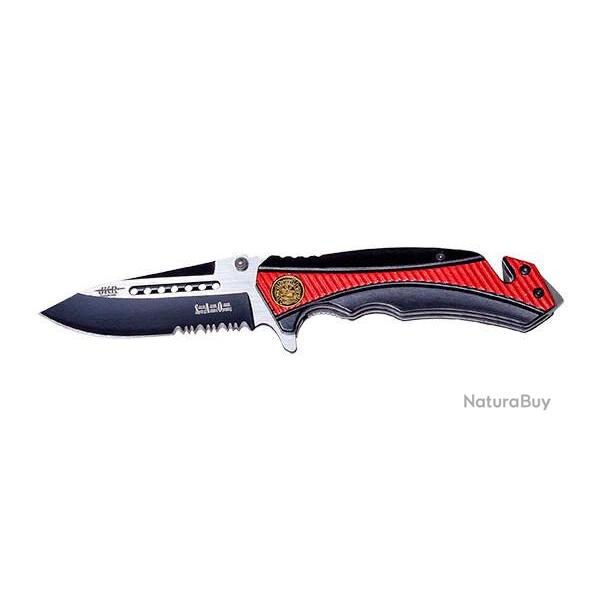 Couteau pliant JKR Tactical Rouge