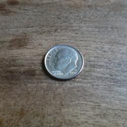 monnaie &eacute;tats  unis roosevelt  on dim 1993