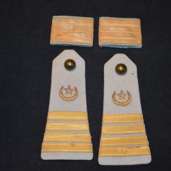 PATTES D'EPAULE CHEF ESCADRON COMPAGNIE SAHARIENNE-LIBERATION-INDOCHINE-ALGERIE